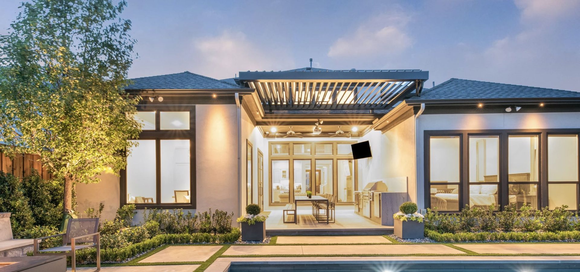 Residential Louvered Roofs