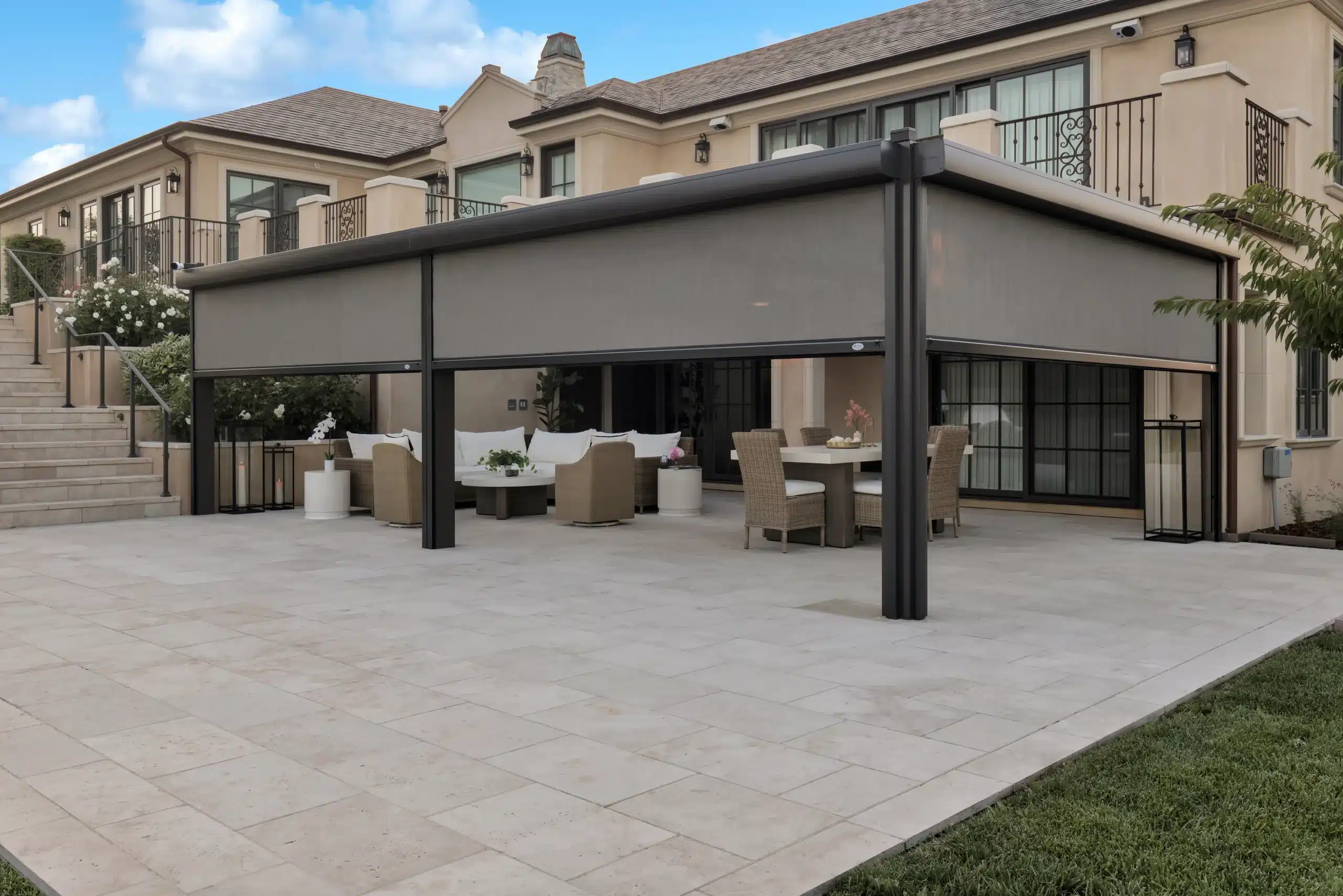 louvered roof at home