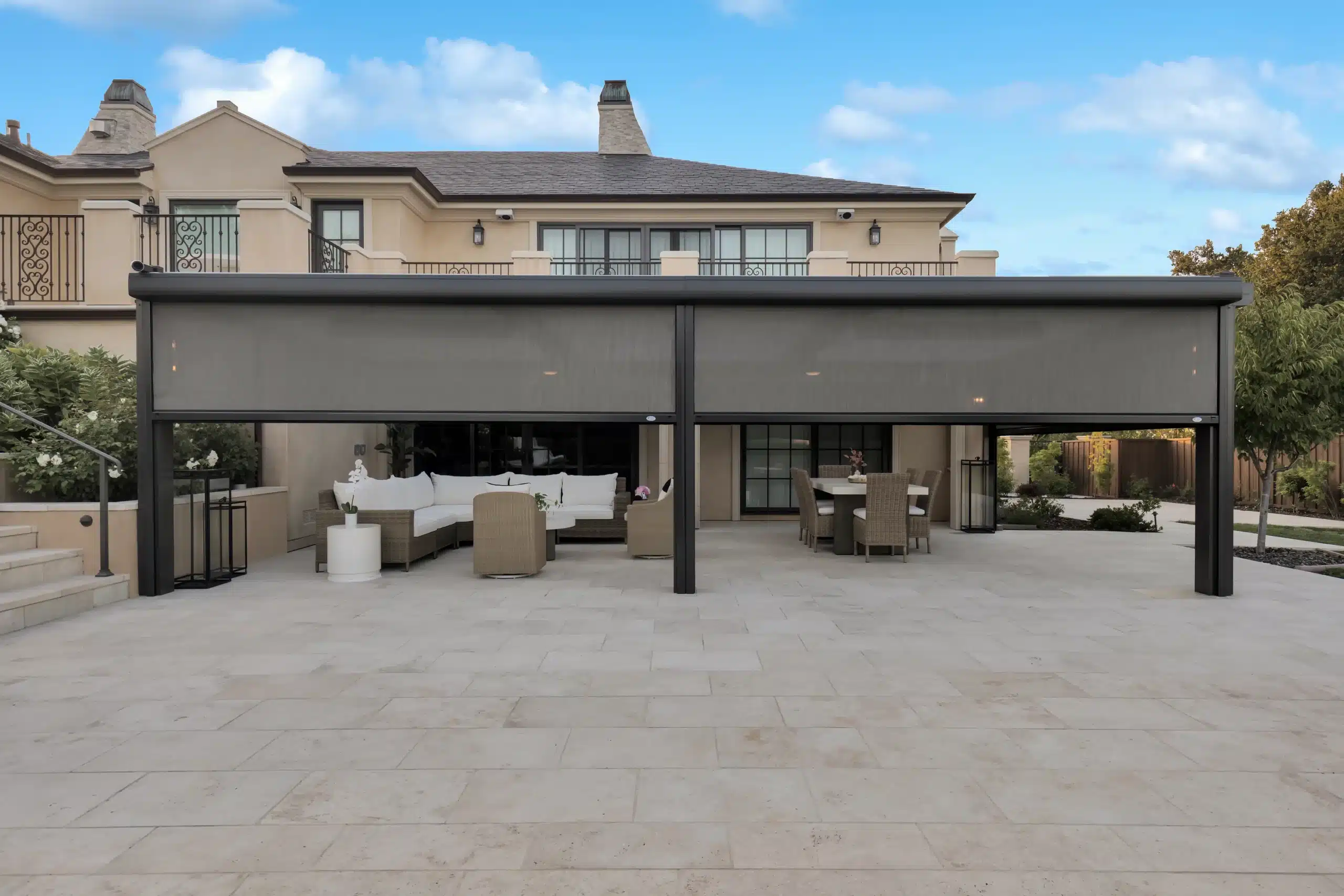pergola louvered roof